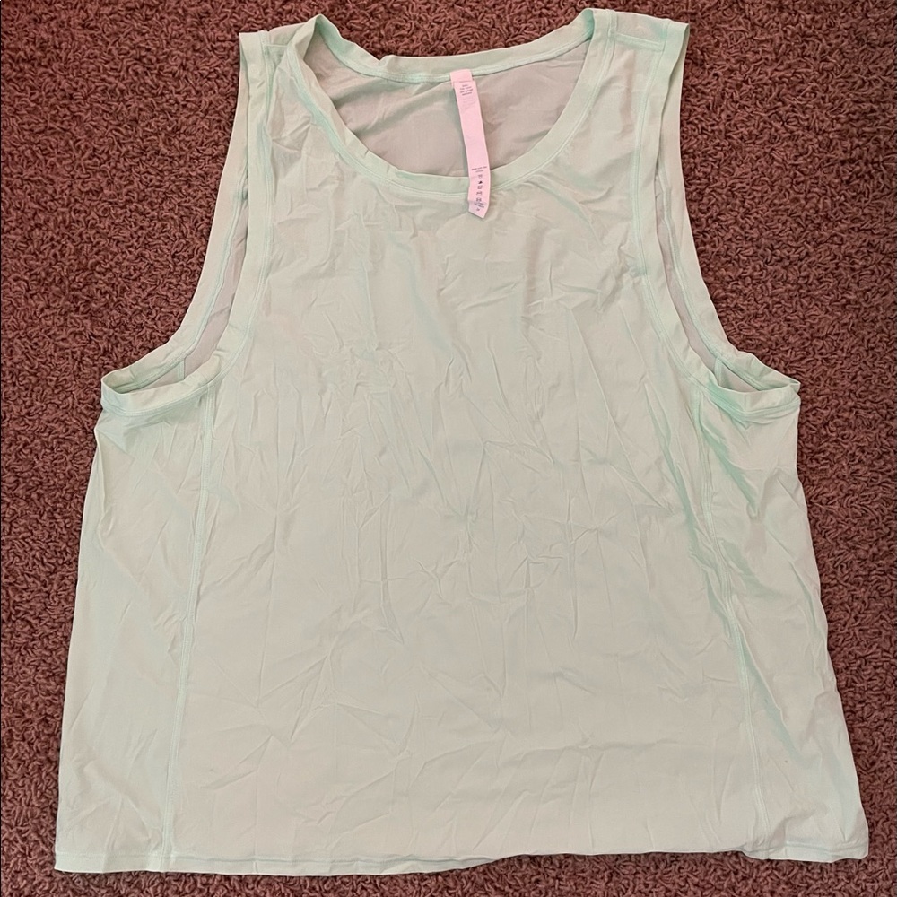 mint lululemon tank top